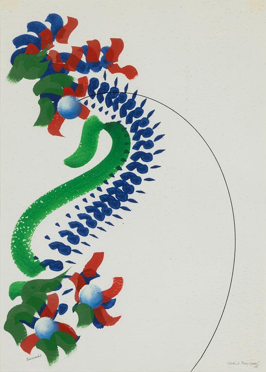 Carl Fredrik Reuterswärd, 'Studie för Peking-Operan'.