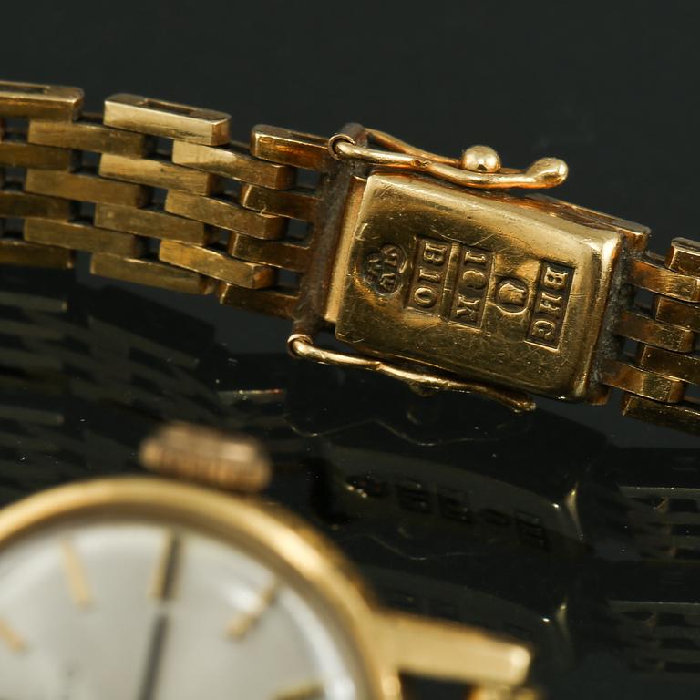 ARMBANDSUR, dam, 18 k guld, Movado, total vikt ca 30 g.