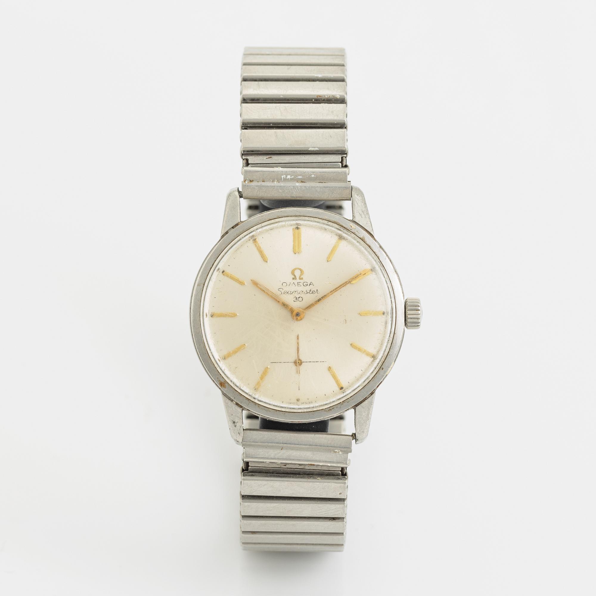 Omega, Seamaster 30, armbandsur, 35 mm.