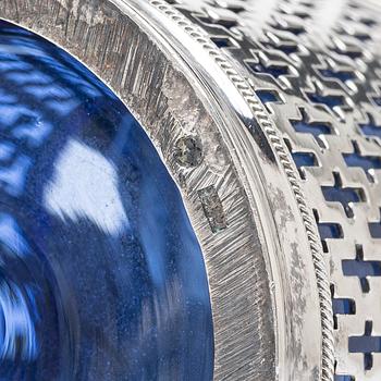 A pair of Swedish mustard pots, silver, probably Gustaf Hamnqvist, Åmål, 1797 (active 1789 - 1818).