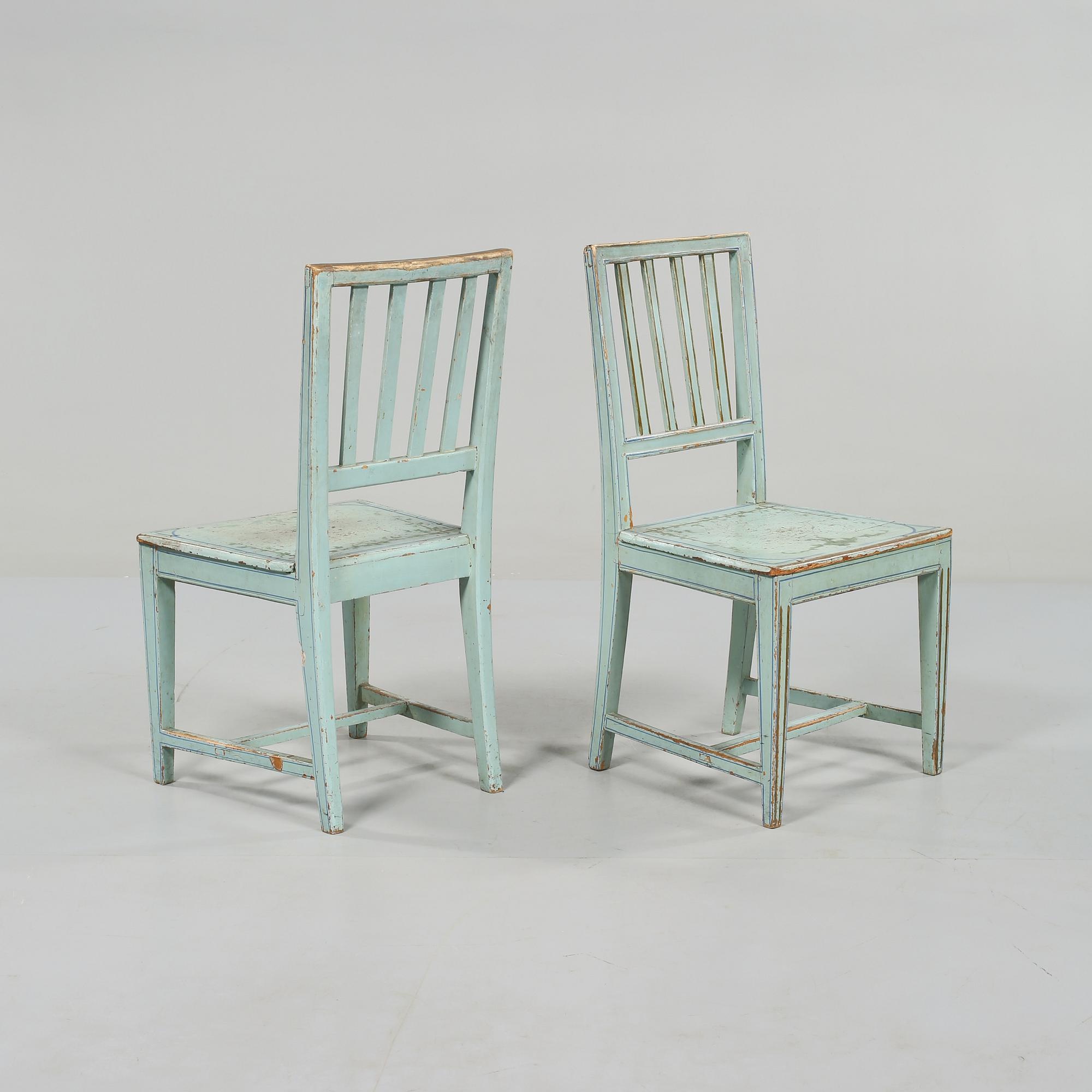 STOLAR, 4 st, allmoge, 1800-tal.