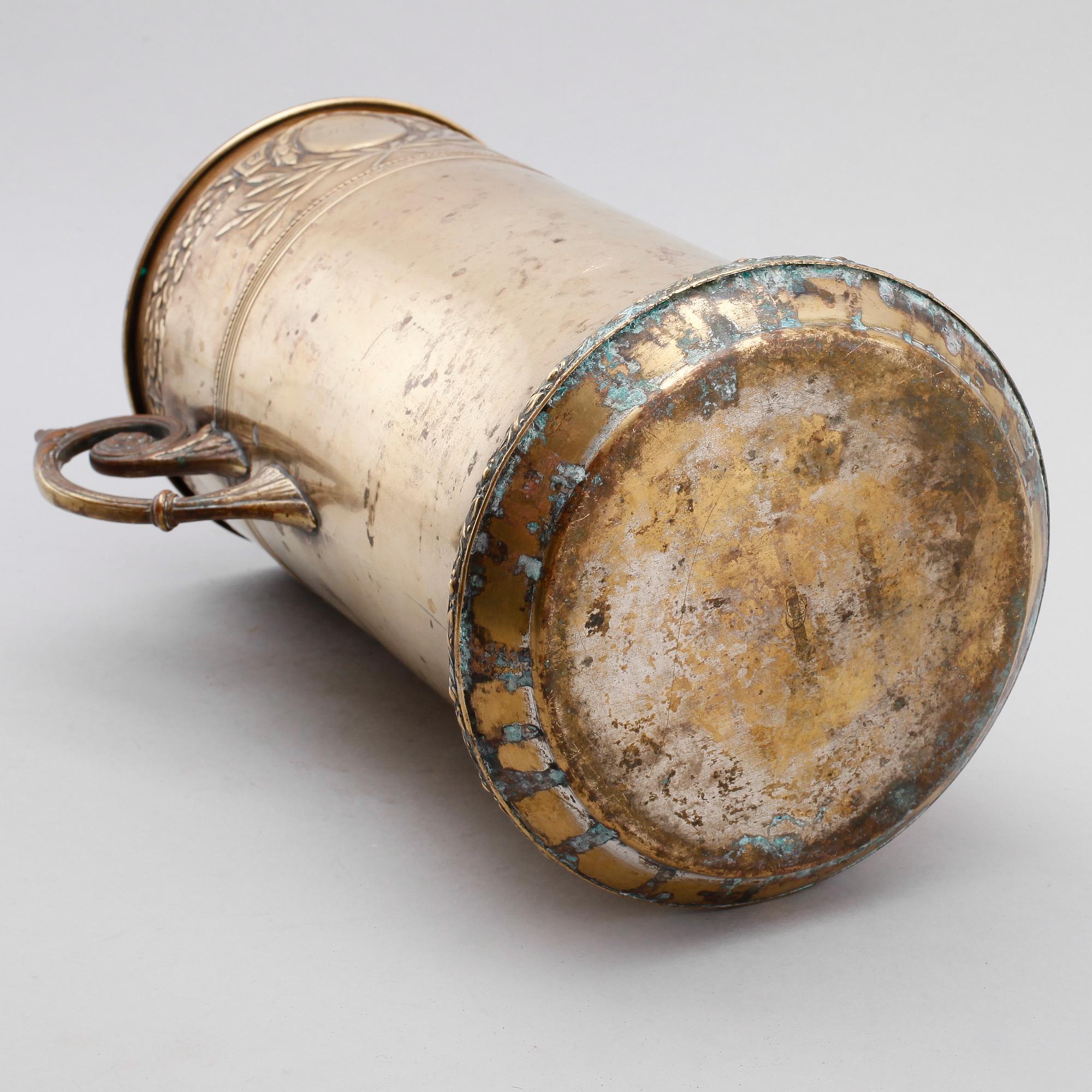 VAS, nysilver, metallvarufabrik F. W Quist, Tyskland, tidigt 1900-tal.