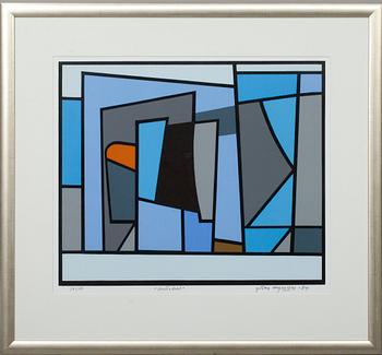 GÖRAN AUGUSTSON, serigrafi, signerad och daterad -89, numrerad 39/100.