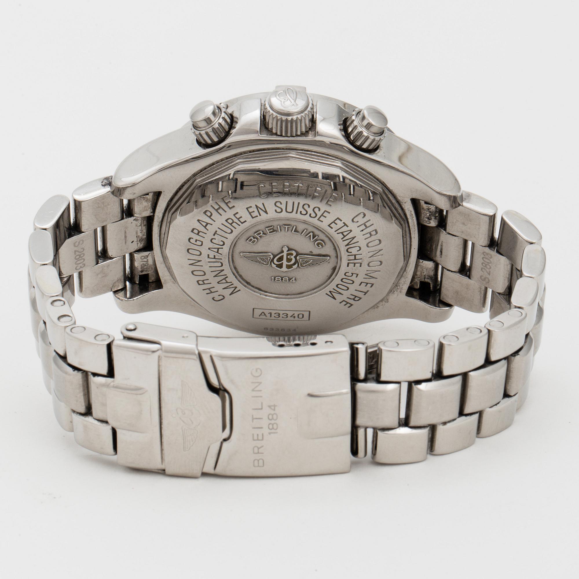 BREITLING, Chrono SuperOcean (500M/1650FT), Chronometre, chronograph, wristwatch, 42 mm,
