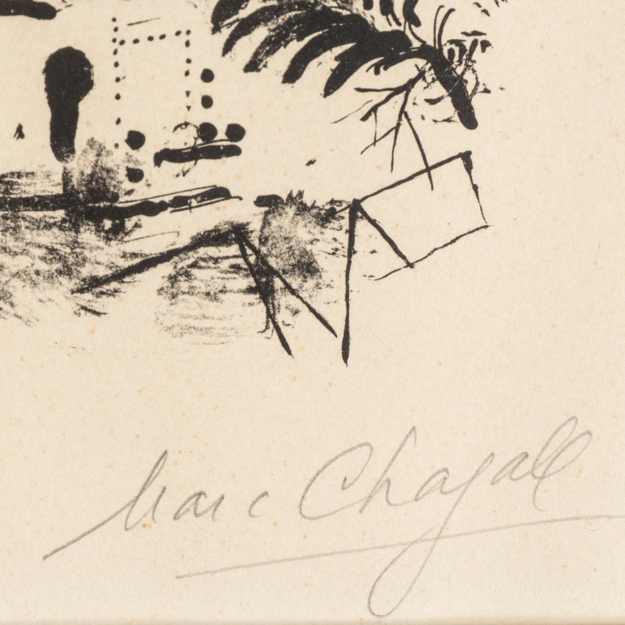 MARC CHAGALL, lithograph, 1957, signed in pencil and numbered 41/90.