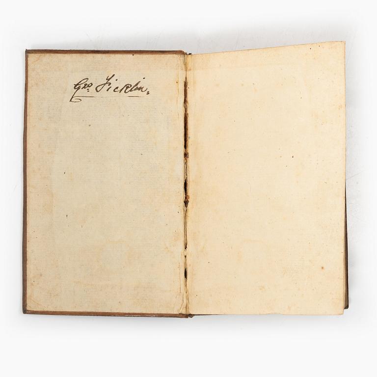 Books, 19 volumes, J. Newbery, London, England, 1761.