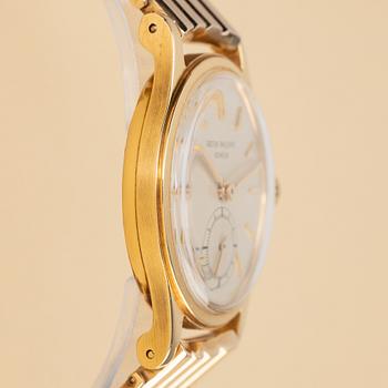 Patek Philippe, Calatrava, "First waterproof Calatrava", "Acuatic", "François Borgel Case", ca 1953.