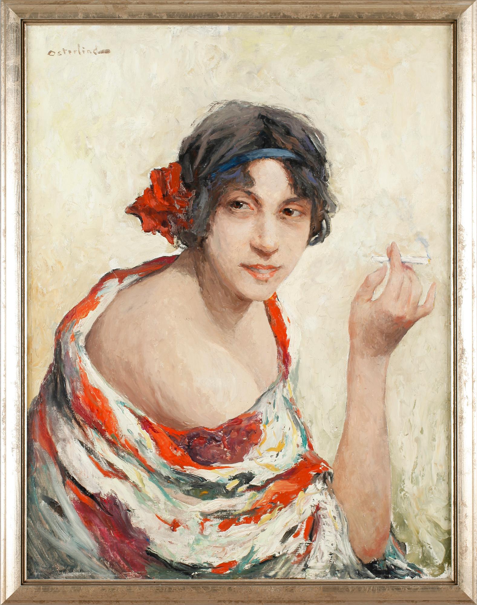 ALLAN ÖSTERLIND, olja på pannå, signerad.