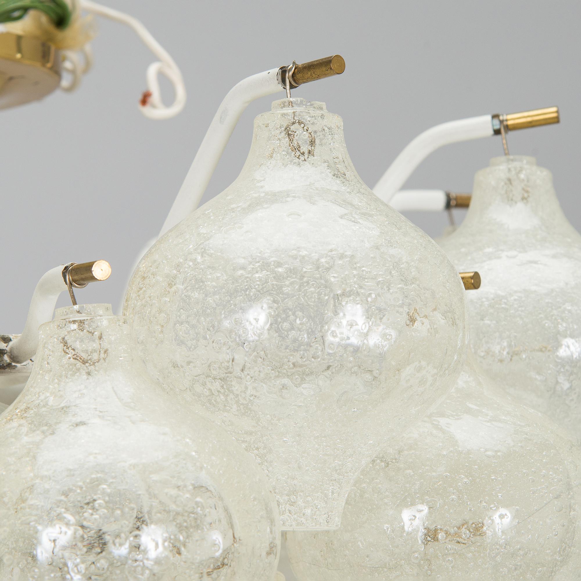 A 1960-70s ceiling lamp, model Tulipan 41 DL Flush Mount, for J. T. Kalmar.