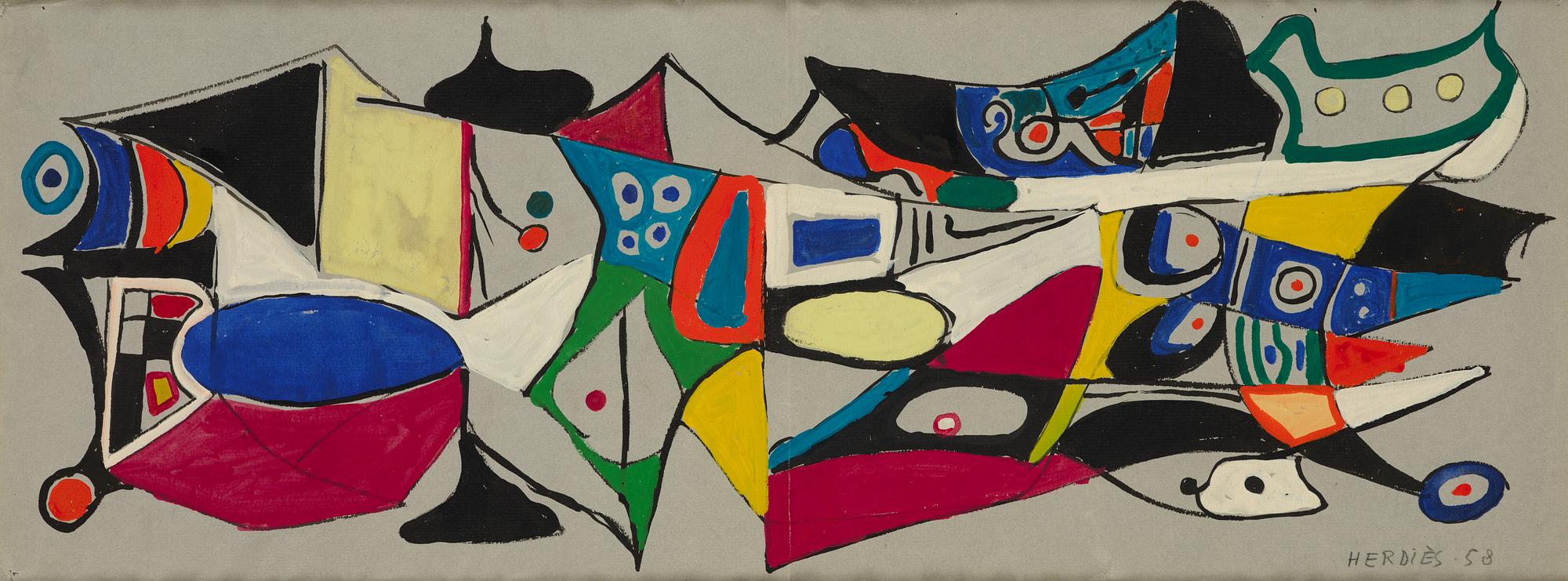 Olivier Herdies, "Peinture Mural I".