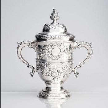 An English silver Grace Cup, mark of Thomas Whipham, London 1752.