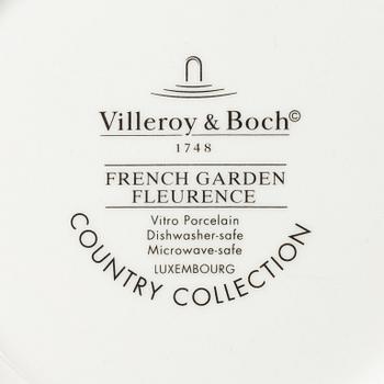 Servis, 29 delar, porslin, "French Garden Fleurence", Villeroy Bosch, Tyskland.