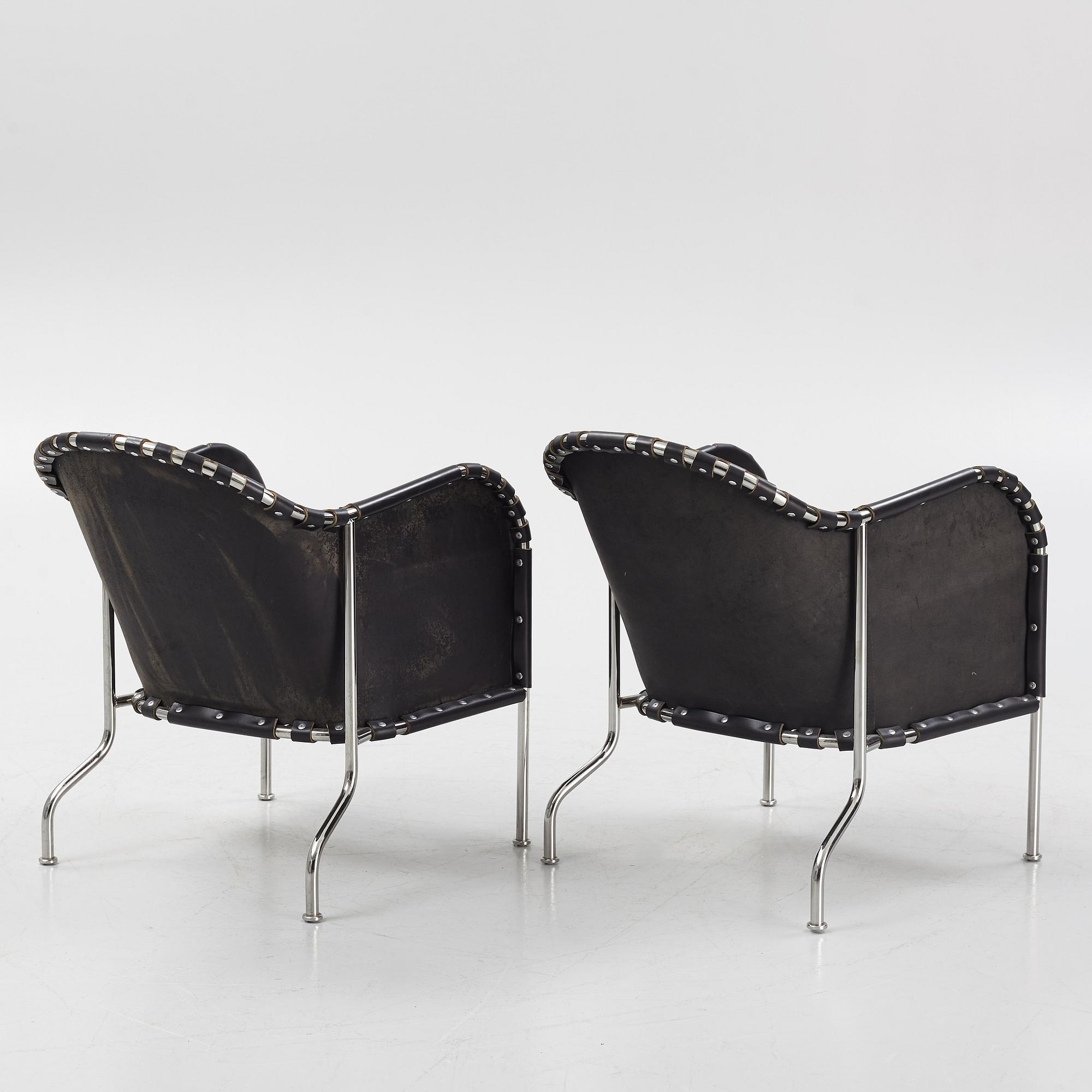 Mats Theselius, a 'Bruno' a pair of lounge chair from Källemo.