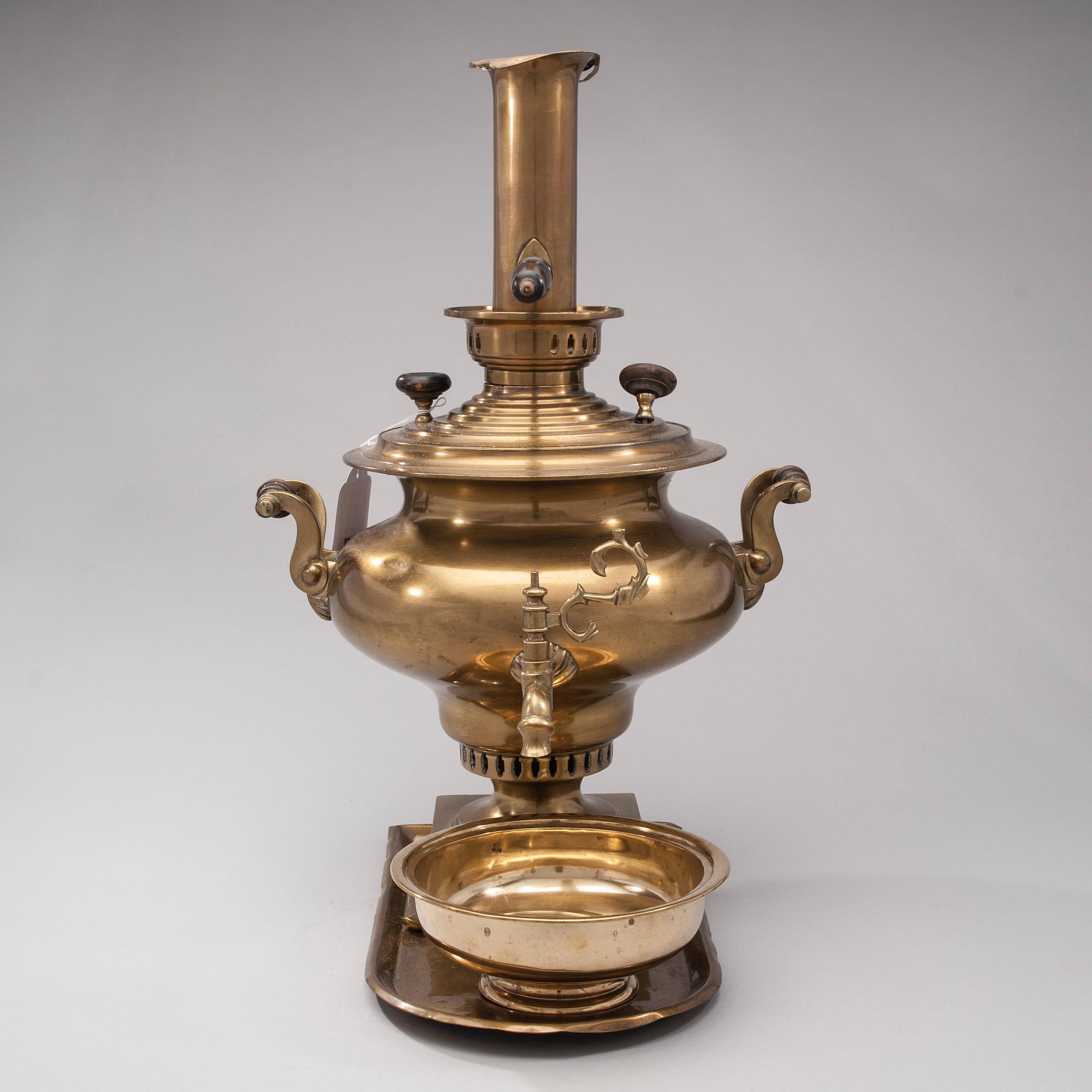 SAMOVAR, mässing, Tula, 1800-talets slut.