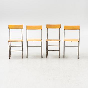 Four similar chairs, Grythyttan, mid/second half of the 20th century.