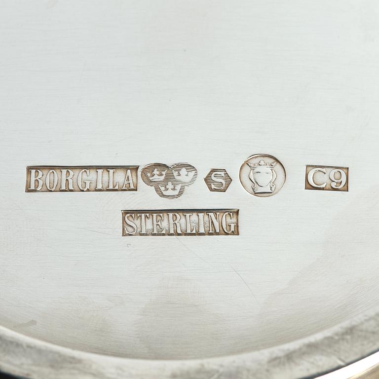 Atelier Borgila, a sterling silver bowl, Stockholm 1953.