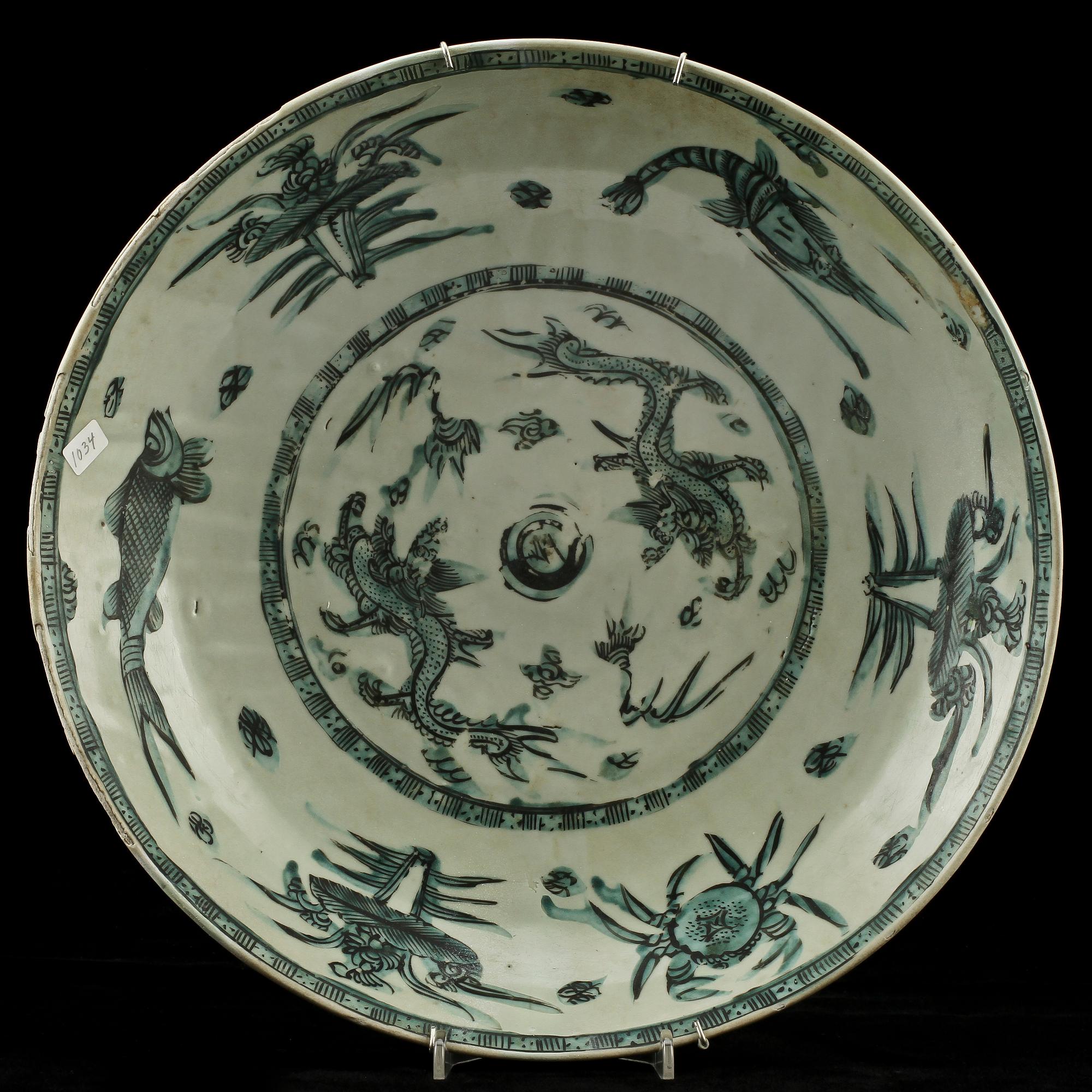 FAT, porslin, Kina, Ming Dynastin, 1368 - 1644.