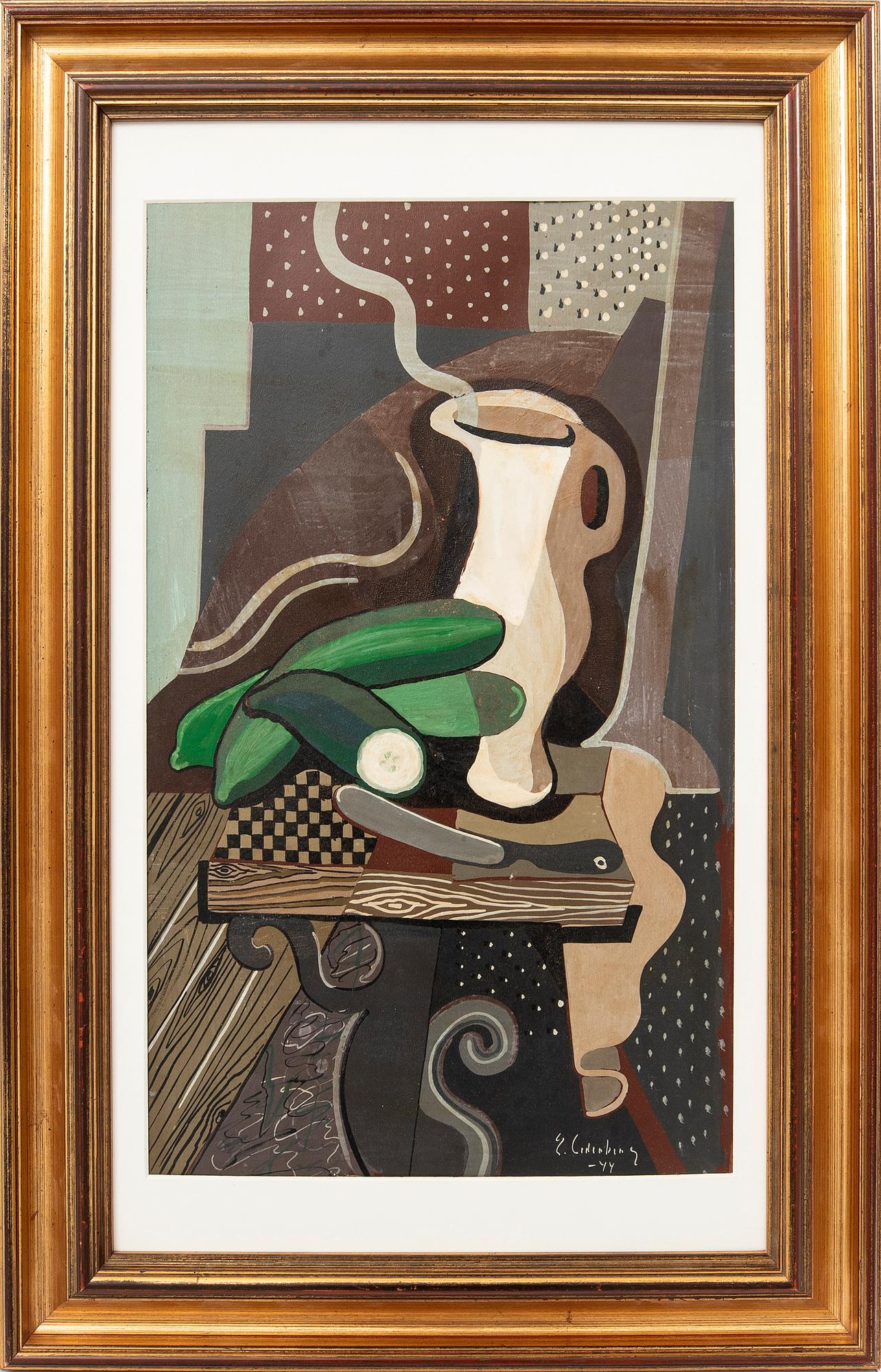 Eric Cederberg, Still Life with Cucumbers.
