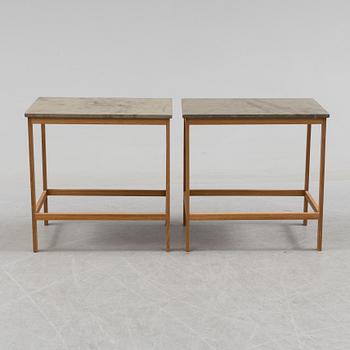 A pair of 21th century tables.