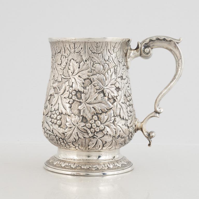 Charles Wright, a silver tankard, London, England 1776.