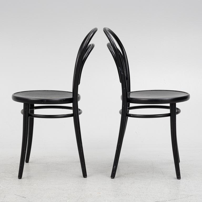 Michael Thonet, four 'No 14' chairs, Ton.