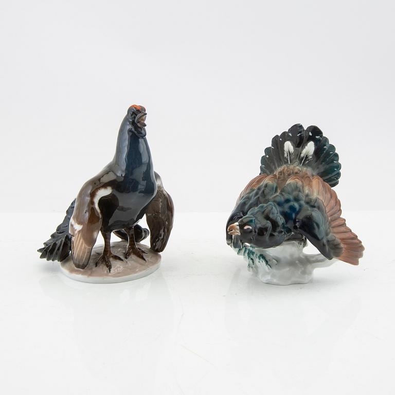 E Heidenreich figurines 4 pcs Rosenthal Germany mid-20th century porcelain.