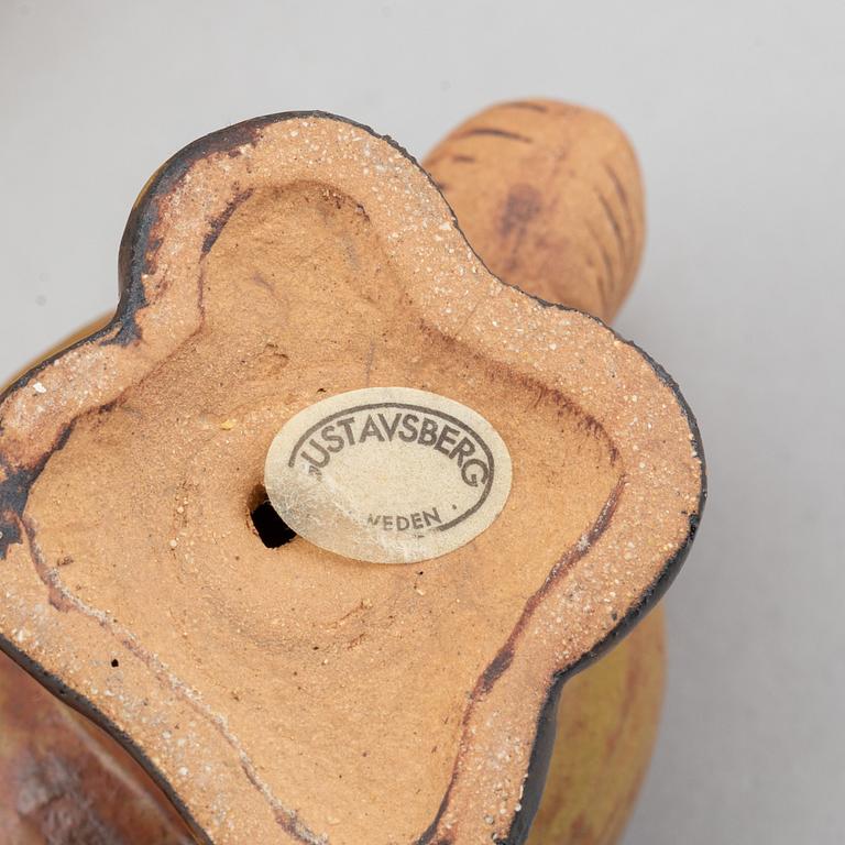 Lisa Larson, two stoneware figurines, 'Kamel' and 'Dromedar' from Gustavsberg.