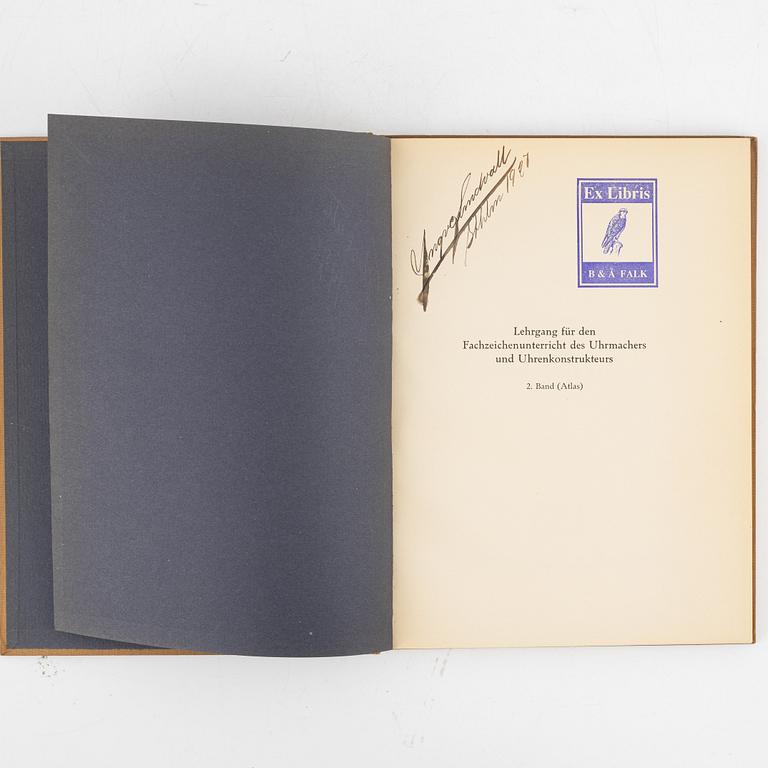 Books about clocks and watchmaking – 4 vols.