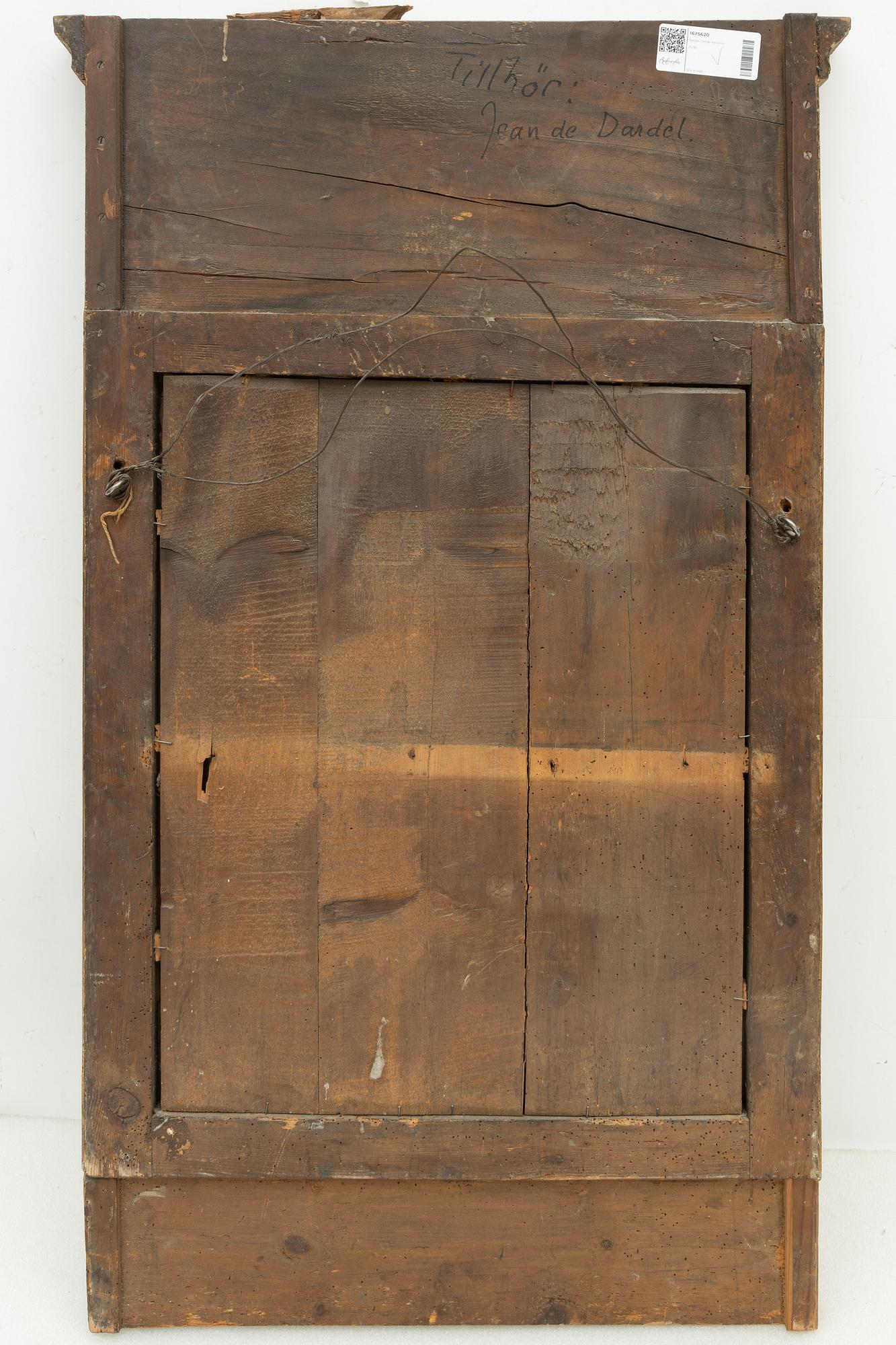 Mirror, late Gustavian, circa 1800.