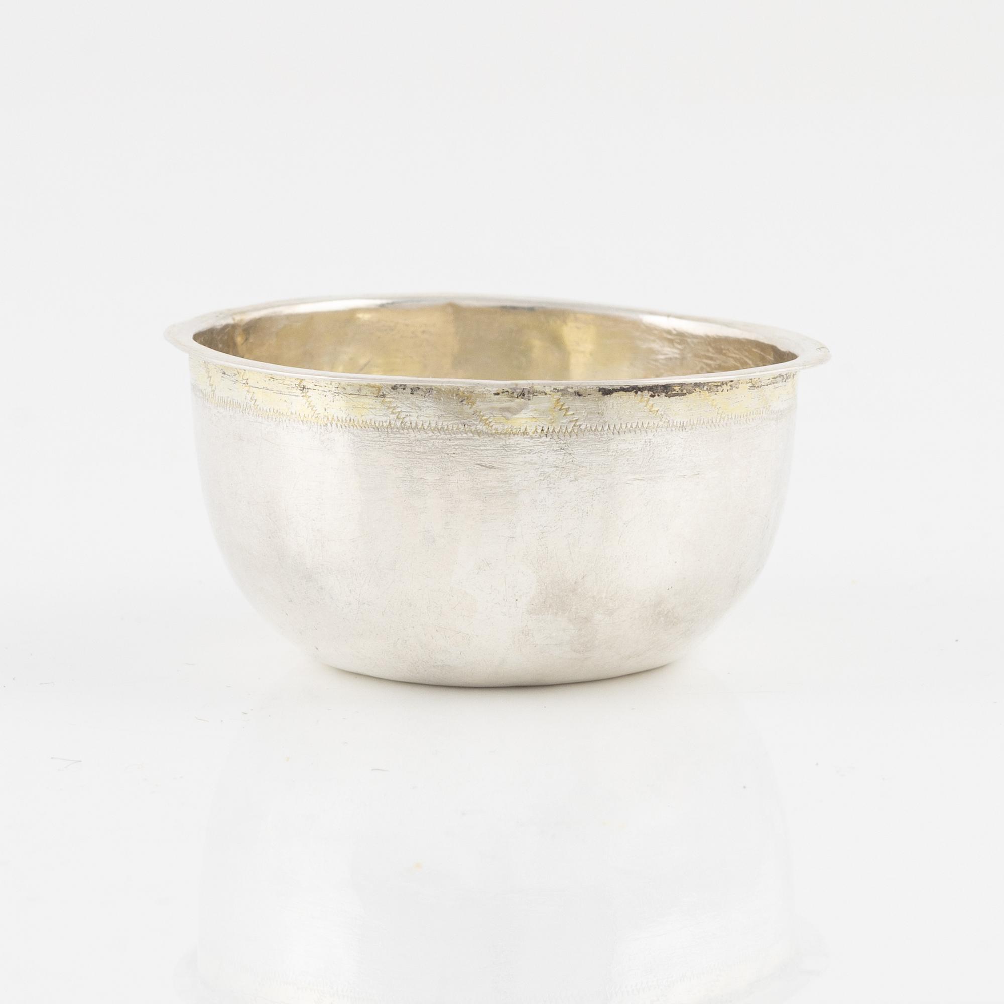 A Swedish Parcel-Gilt Silver Tumbler, mark of Johan Wennerwall, Göteborg 1766.