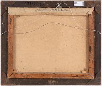 Justus Lundegård, oil on canvas, signed and dated -19.