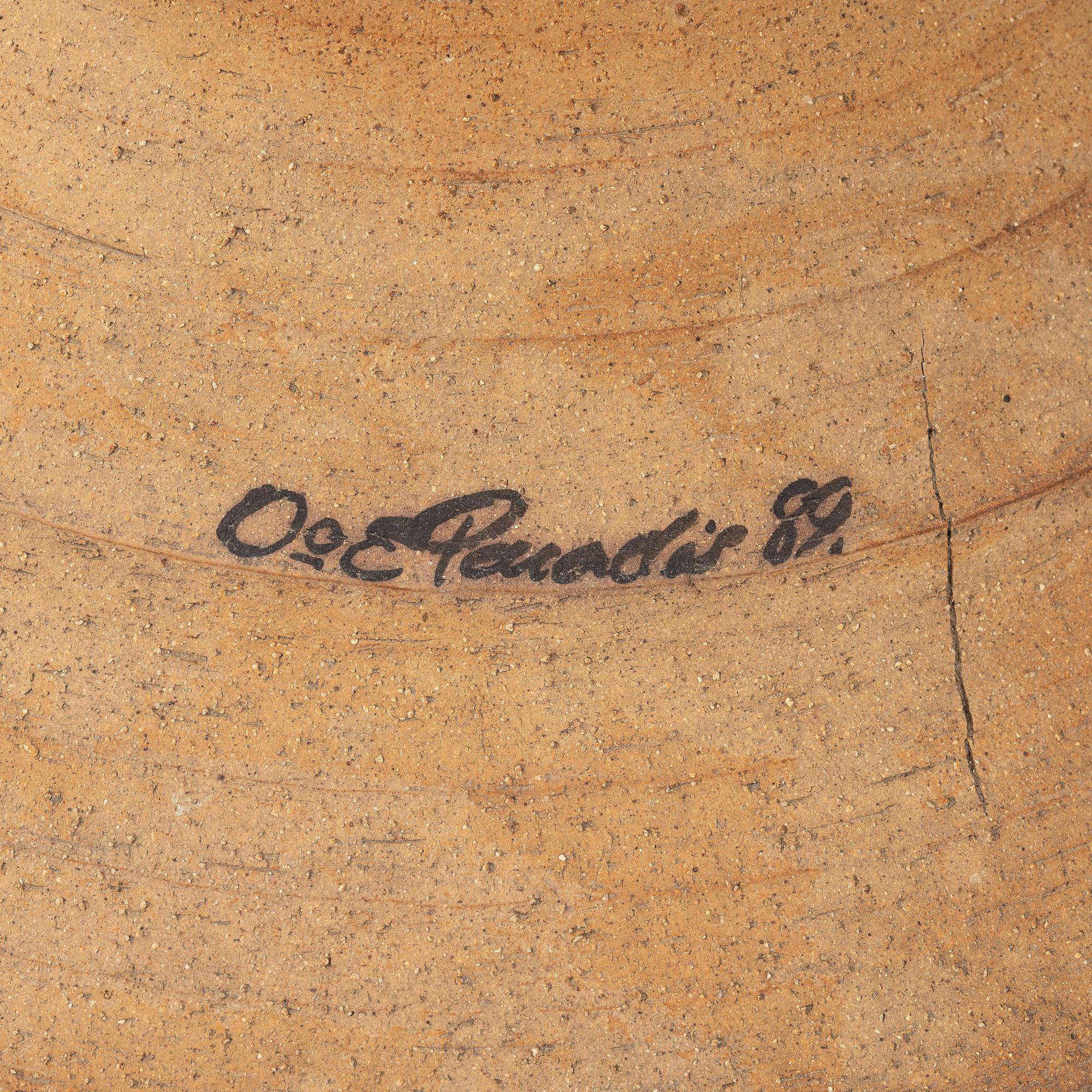 Eva & Olof Paradis, floor candelabra, Paradisverkstaden, Öland, 1989.