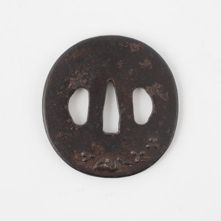 Tsuba, mei, Japan, Edo (1603-1868).