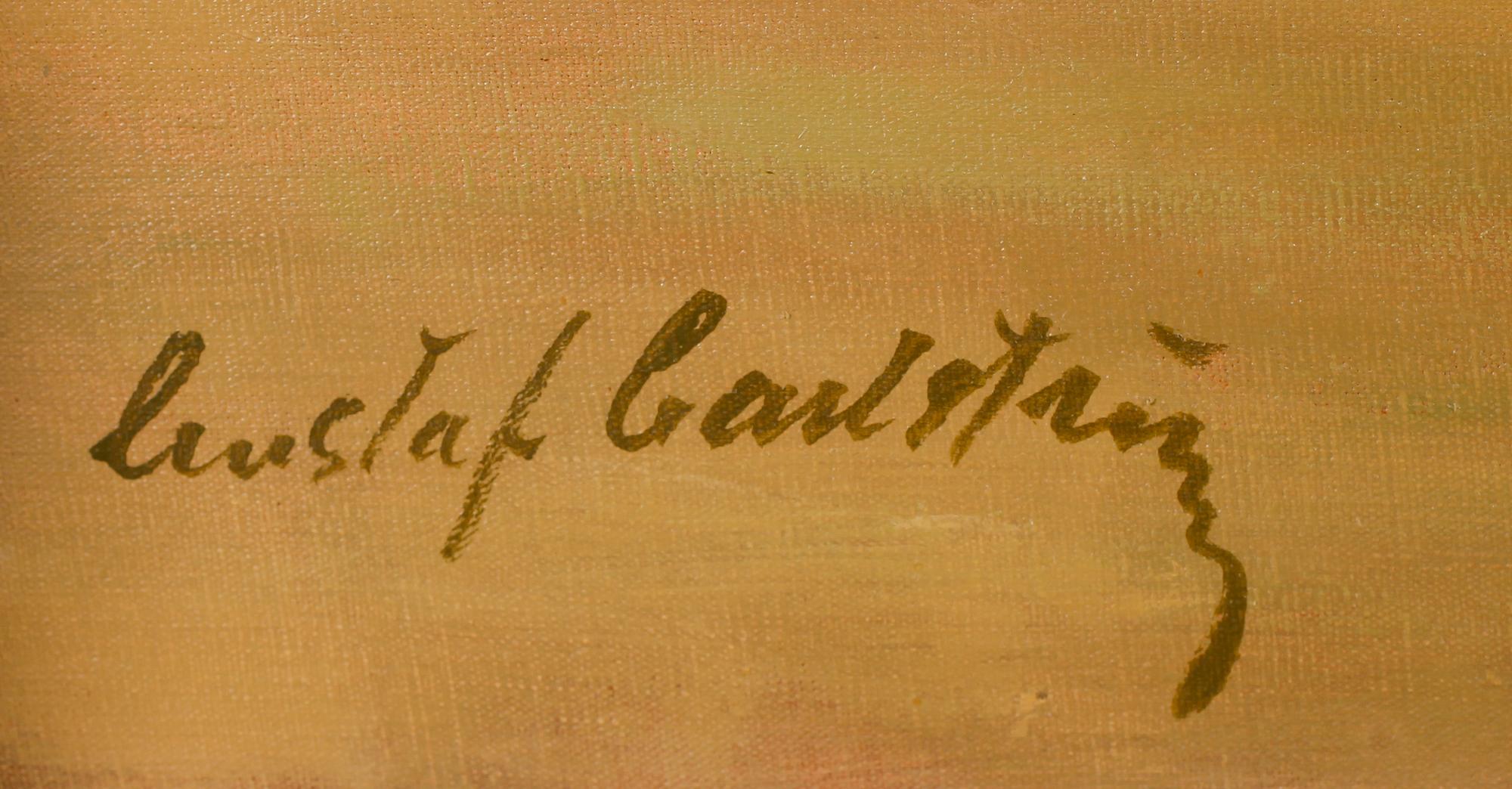 GUSTAF CARLSTRÖM, olja på duk, signerad.