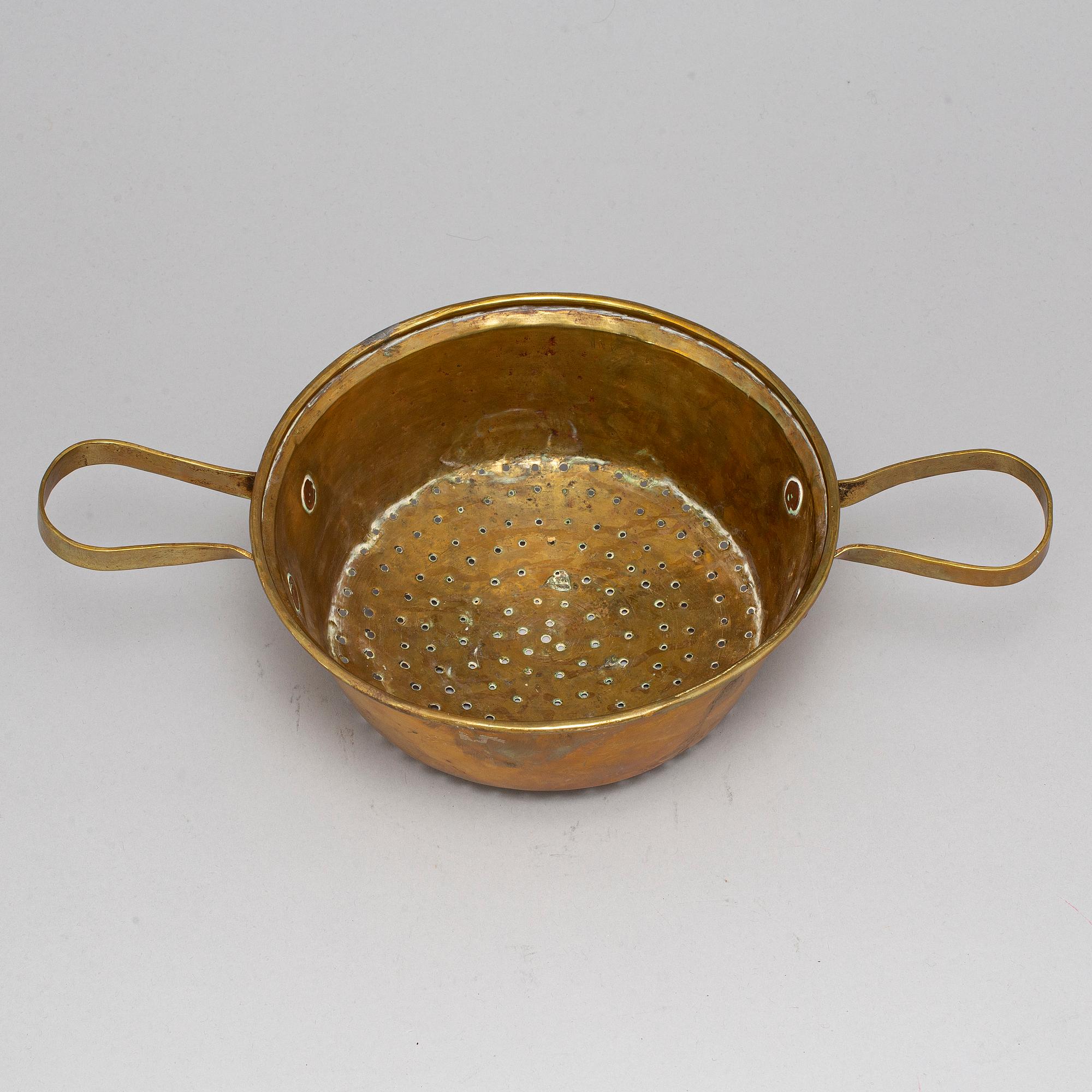 DURKSLAG, mässing, 1700-tal.