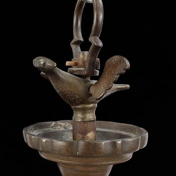 TAKKRONA, barockstil, tidigt 1800-tal. Höjd ca54 cm.