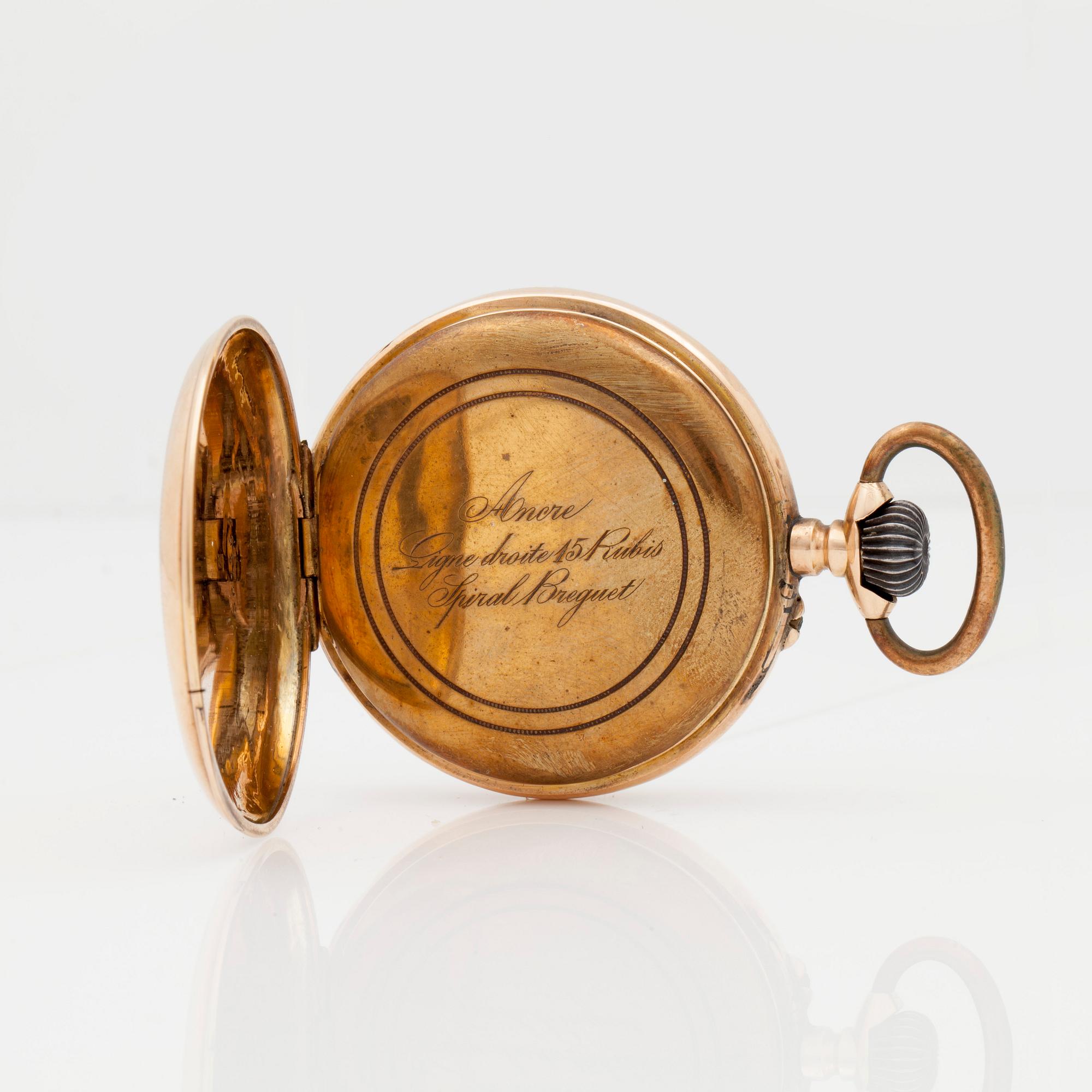 REVOLVER, pocket watch, 47 mm,