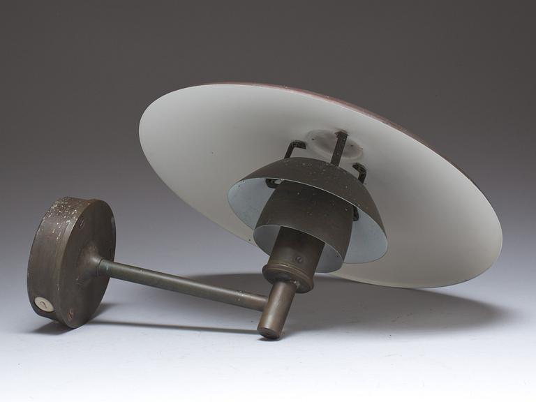 VÄGGLAMPA, "Modell PH", för ytterbelysning, Poul Henningsen, 1900-tal.