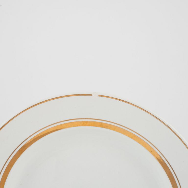 Plates, 11 pcs, porcelain, Soviet Union, mid-20th century.