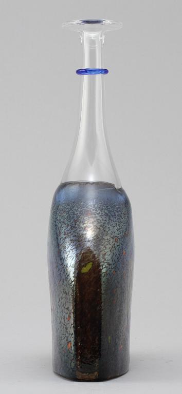 FLASKA, glas, Bertil Vallien, Kosta Boda, Artist Collection, 1900-talets fjärde kvartal.