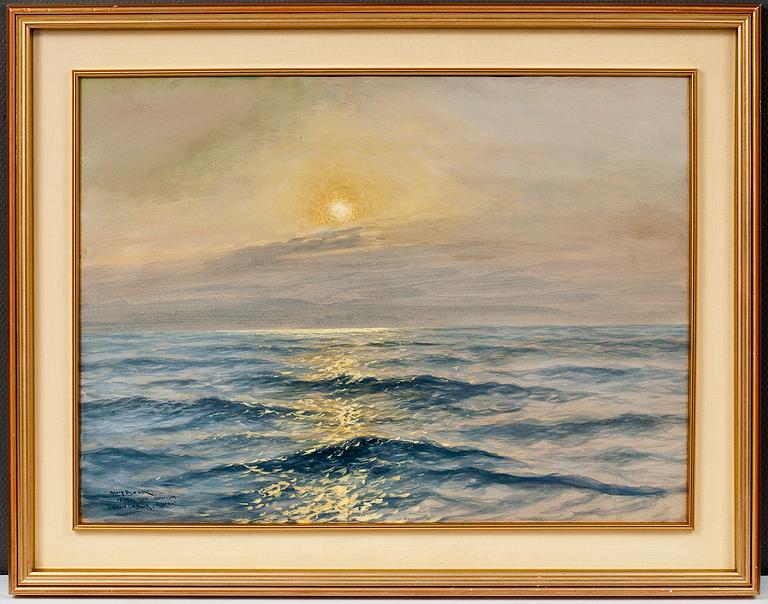 Adolf Bock, MORNING AT SEA.