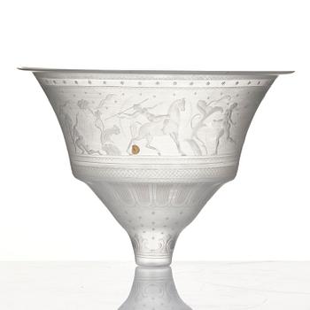 lampkupa, modell "165", Orrefors, 1920.