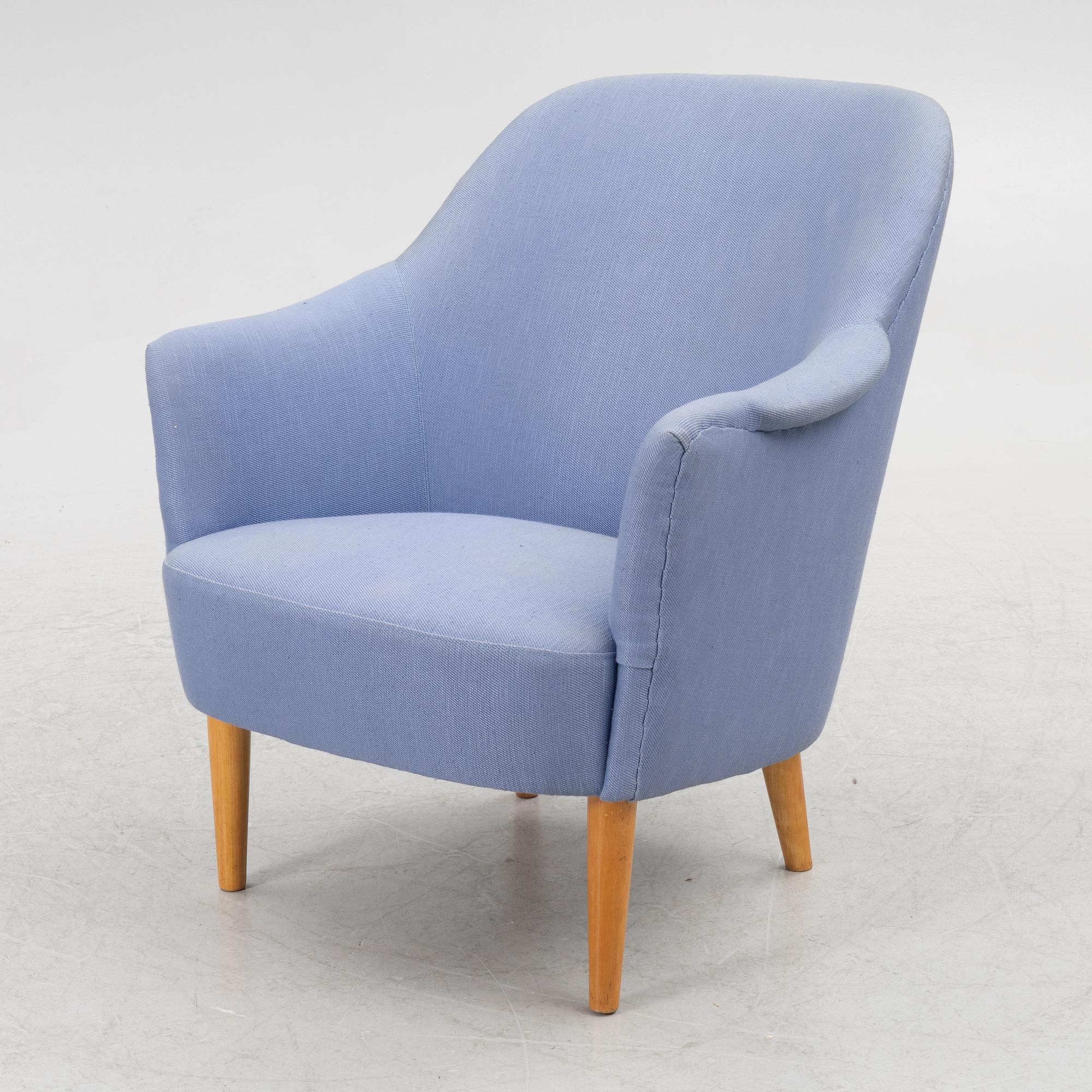 Carl Malmsten, fåtölj, "Samsas", 1900-talets andra hälft.