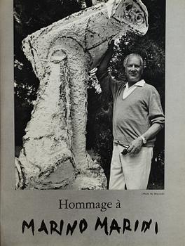FOUR BOOKS, "Hommage a Georges Rouault, Marino Marini, Max Ernst, Manzù, "XXe siècle, G. di San Lazzaro.