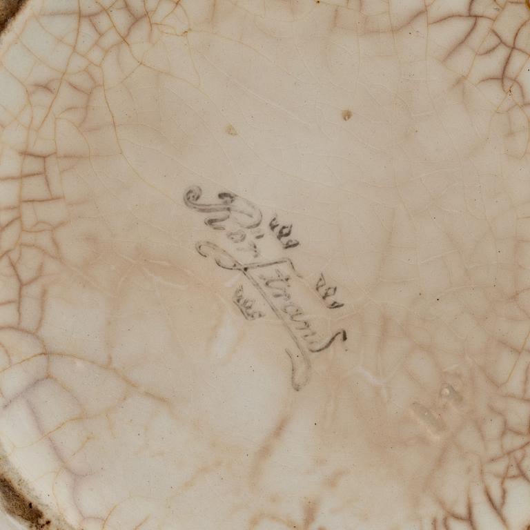 Porslinsdelar, 4 delar, tomtedekor, bland annat Rörstrand, omkring sekelskiftet 1900.