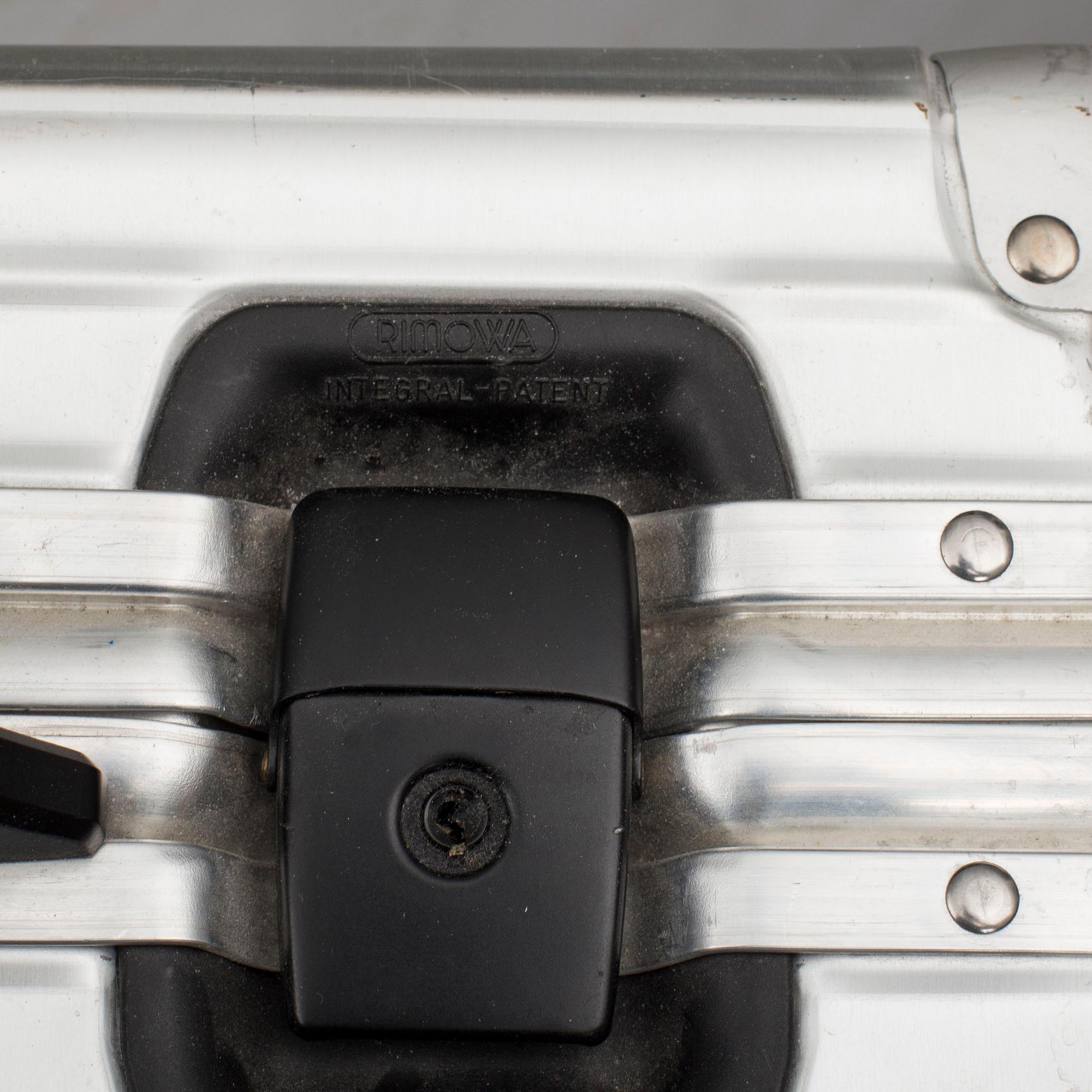 A set of three Rimowa bags later part of the 20th century.