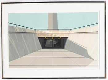 Richard Estes, silkscreen in colours, 1972, signed 58/75.