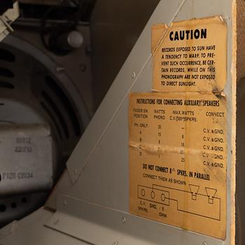 Jukebox, Wurlitzer, modell 2104, Rudolph Wurlitzer Company, North Tonawanda, New York, USA, 1957.