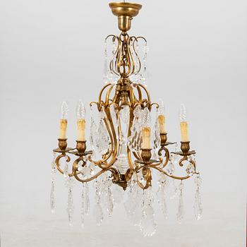 Chandelier in Baroque style, 20th century.