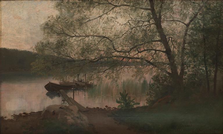 Oscar Törnå, Insjölandskap från Wellinge.